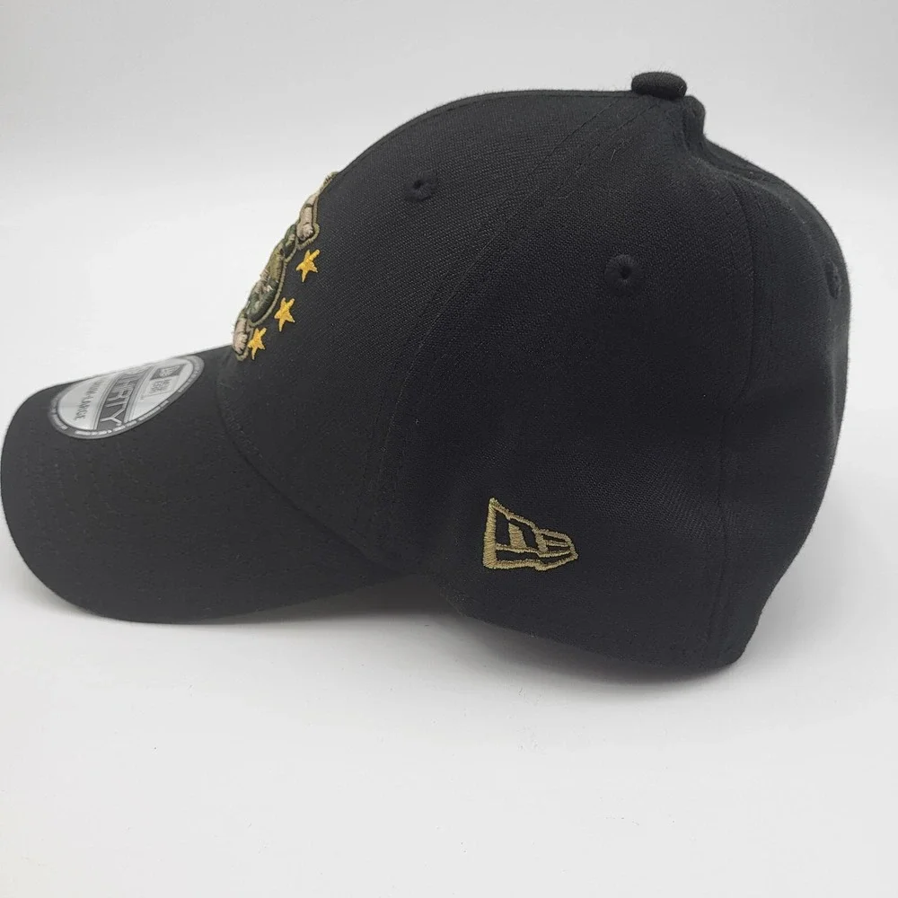 St. Louis Cardinals Armed Forces Day New Era 39THIRTY Medium-Large Black Hat‎